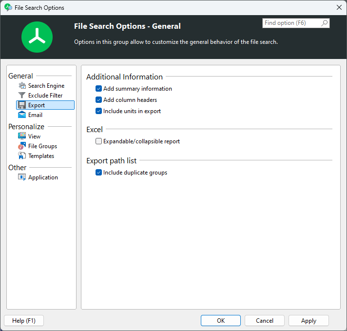 TreeSize-FileSearch_Options_Export